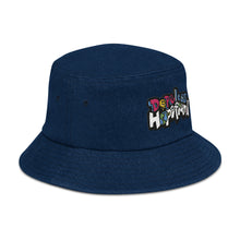 Load image into Gallery viewer, Dopeless Hopefiend Denim bucket hat
