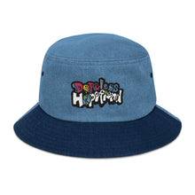 Load image into Gallery viewer, Dopeless Hopefiend Denim bucket hat
