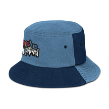 Load image into Gallery viewer, Dopeless Hopefiend Denim bucket hat
