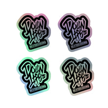 Cargar imagen en el visor de la galería, Down For Life Inc Skateboarding Holographic stickers
