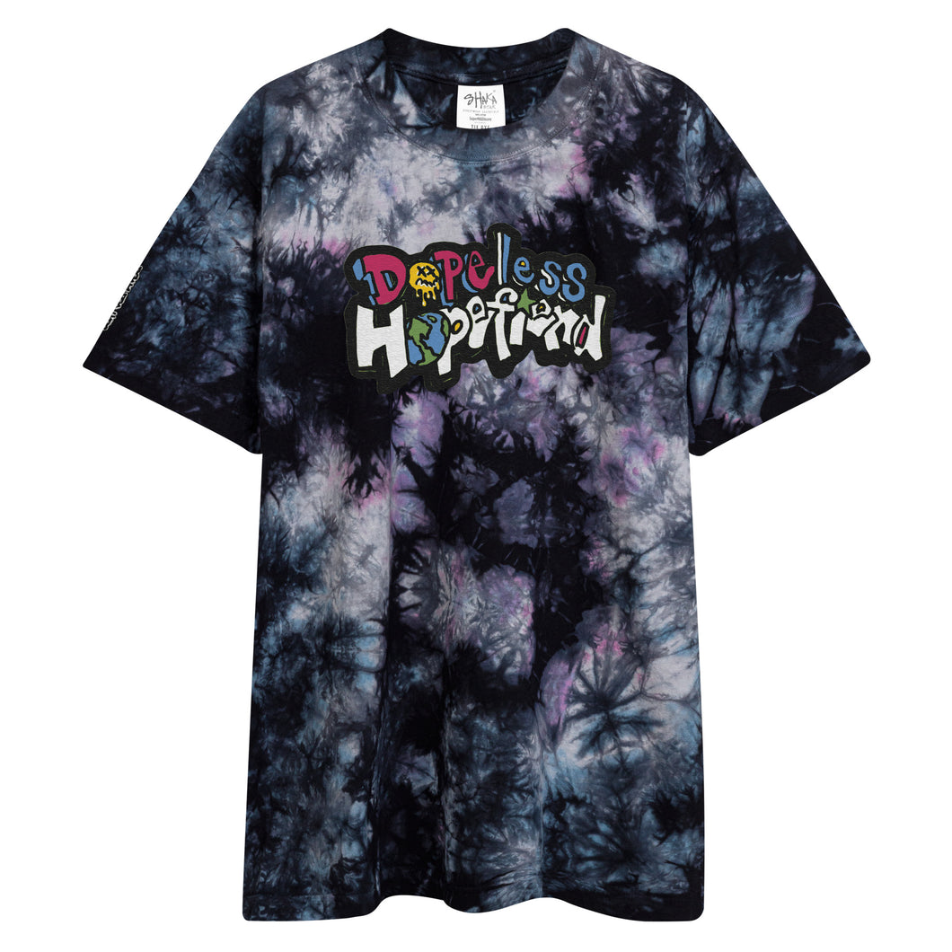 Dopeless Hopefiend Oversized tie-dye t-shirt