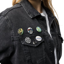 Cargar imagen en el visor de la galería, Down For Life Inc Set of pin buttons
