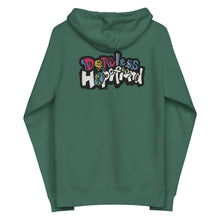 Load image into Gallery viewer, Dopeless Hopefiend fleece zip up hoodie
