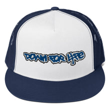 Cargar imagen en el visor de la galería, Down For Life-Trucker Cap (Royalty blue)
