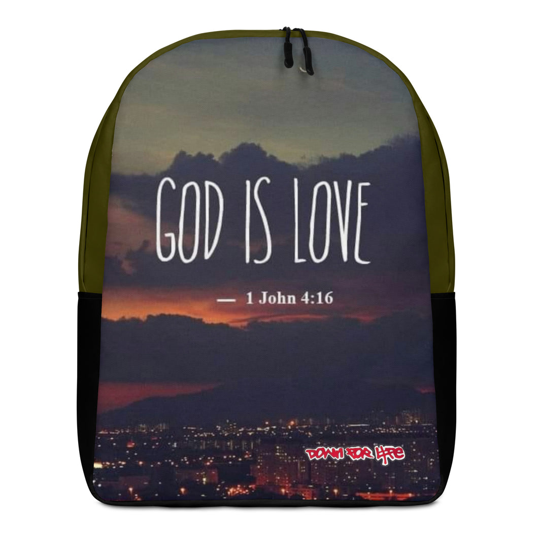 GOD IS LOVE-Minimalist Backpack