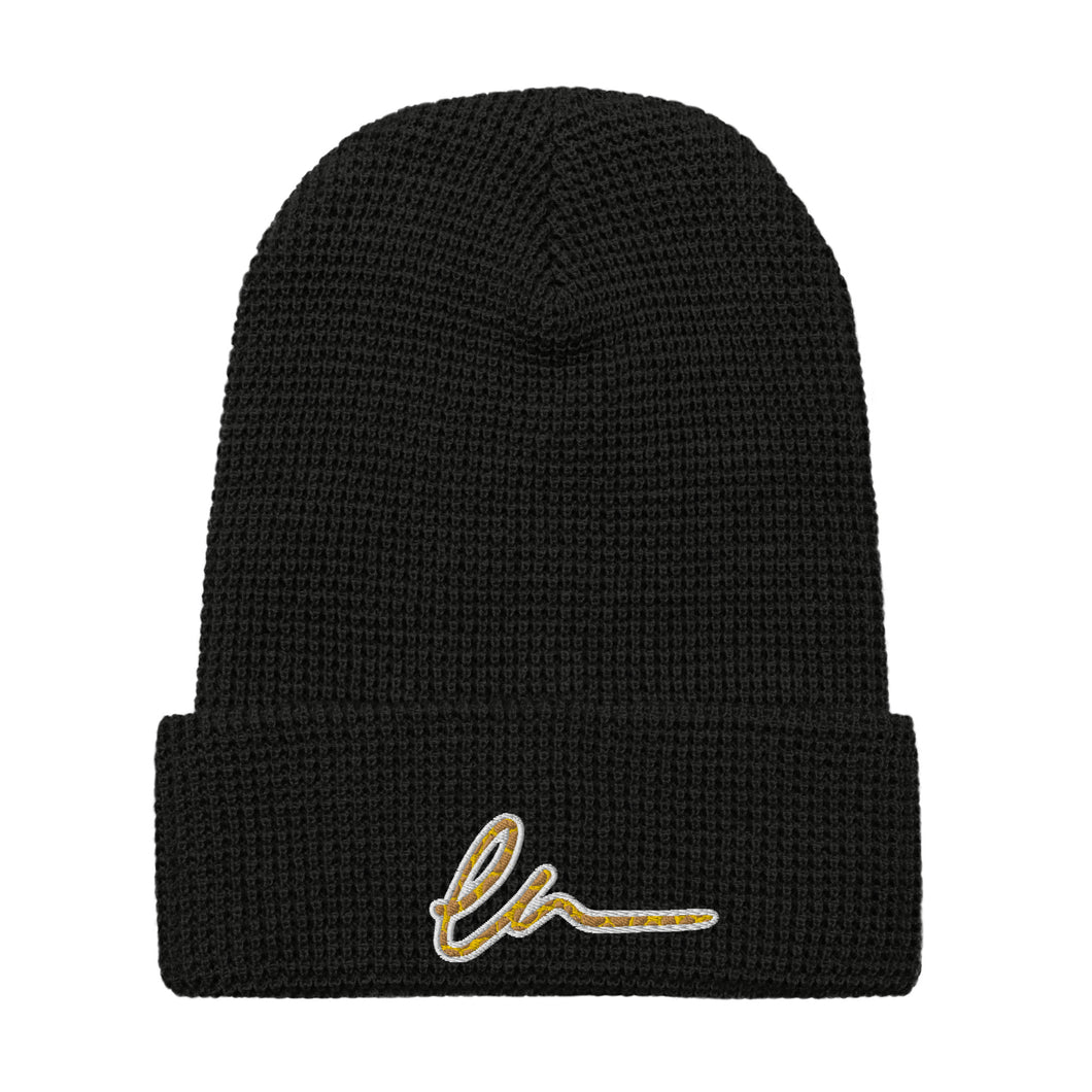 Giraffe-Signature Waffle beanie